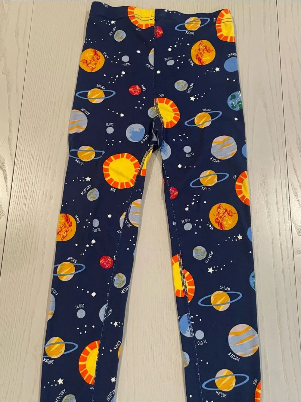 Hanna Andersson HannaJams Long John Pajama Set Milky Way Space Planet - 12 150